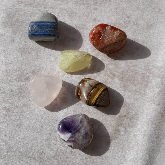 6 Chakra Stones, Healing Crystals Chakra Stones - Chakra Healing Gemstones - Picture 4 of 11